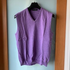 Bullock & Jones cotton cashmere sweater vest